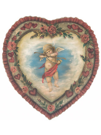 Valentine Heart - A Boardwalk Orignals by Bonnie Barrett Valentine display and decoration from  Cottages and Gardens