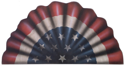 America Banner - A Patriotic Decoration & Display from Cottages and Gardens