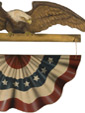 American Eagle Banner  - A Patriotic Decoration & Display from Cottages and Gardens
