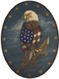 American Eagle Oval - A Patriotic Decoration & Display from Cottages and Gardens