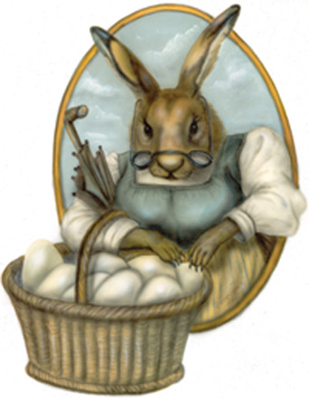 Beatrice Bunny - An Easter Decoration & Rabbit Display from Cottages and Gardens / Boardwalk Originals