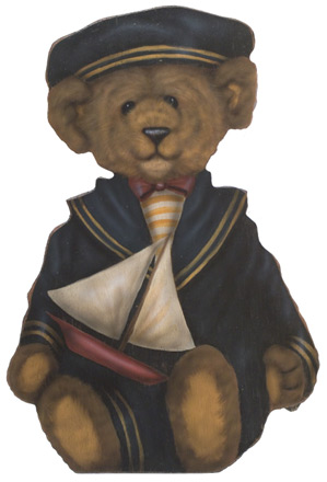Boy Bear  - A Storybook Character Decoration & Display from Cottages and Gardens