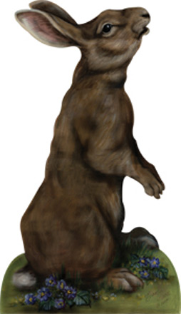 Brown Rabbit - An Easter Decoration & Rabbit Display from Cottages and Gardens / Boardwalk Originals