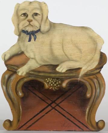 Dog On Table - A Storybook Character Decoration & Display from Cottages and Gardens