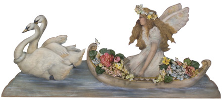 Fairy With Swans - A Storybook Character Decoration & Display from Cottages and Gardens