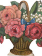 Flower Basket - A Storybook Decoration from Cottages and Gardens