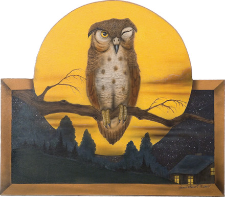 Owl Screen - A Halloween Decoration & Display from Cottages and Gardens