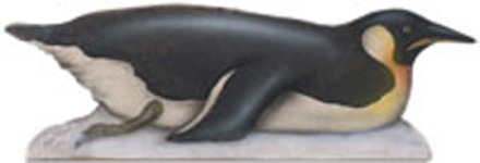 Penguin Laying Down -  A Christmas Decoration & Display from Cottages and Gardens