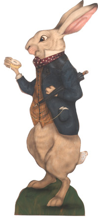 Rabbit With Watch - An Easter Decoration & Display from Cottages and Gardens