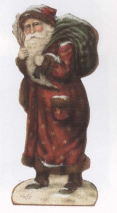 Santa With Sticks - A Christmas Decoration & Display from Cottages and Gardens