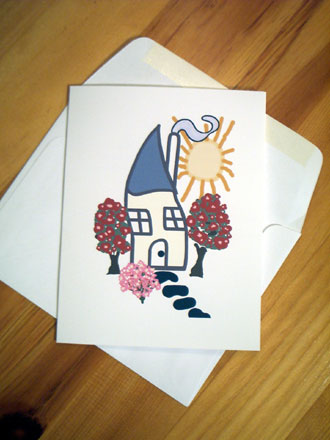 Cottages and Gardens - Standard Cottage Gift Card (Front View)
