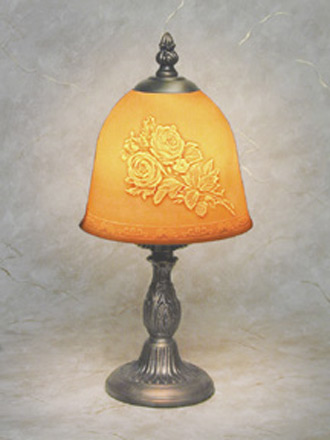 Roses Porcelain Lithophane Petite Lamp