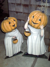 Trick or Treaters Halloween Display, a Boardwalk Originals from Cottages and Gardens