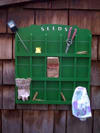 Vintage Seeds Rack