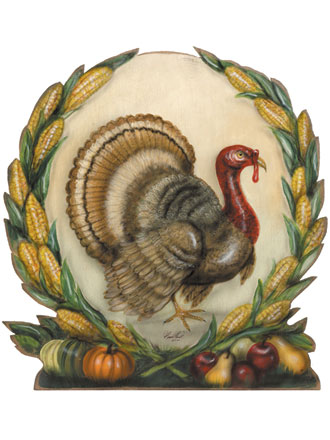 Harvest Turkey Thanksgiving Display, a Boardwalk Originals from Cottages and Gardens